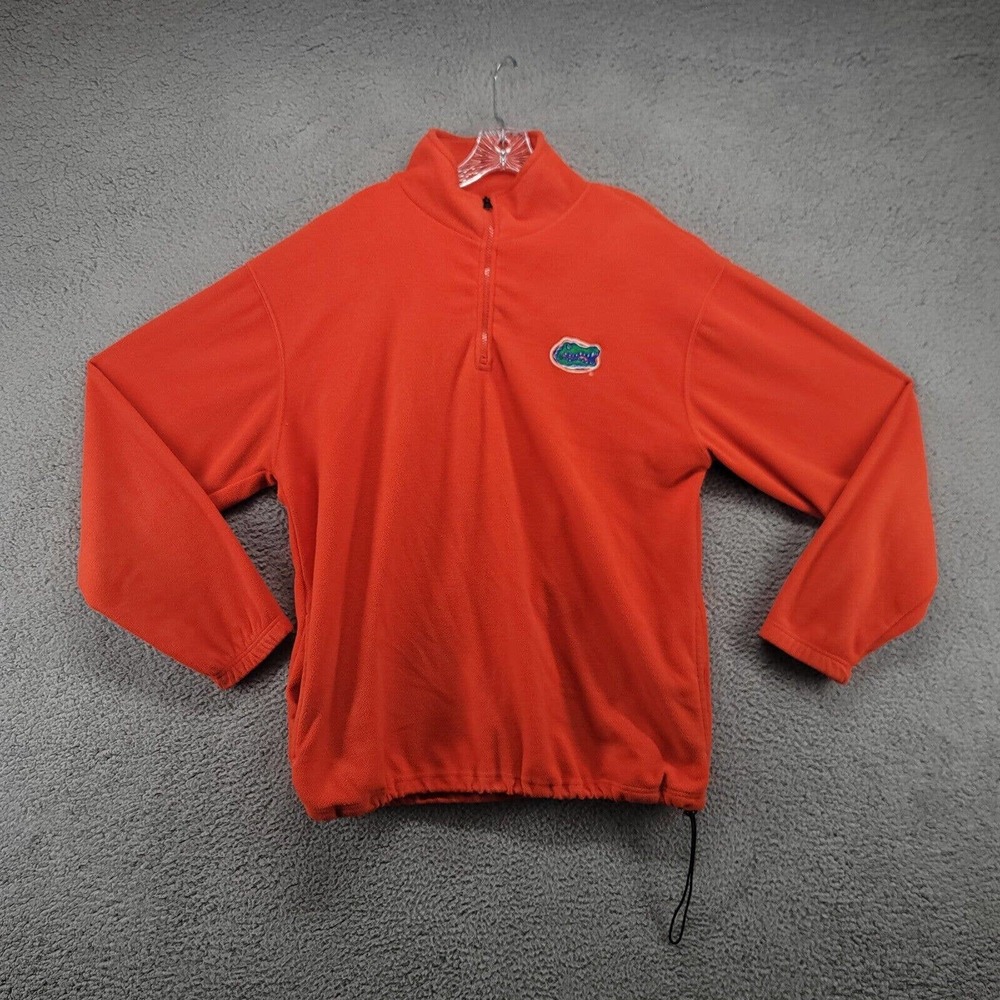 Florida Gators Jacket Mens Large‎ Fleece pullover embroidered Logo NCAA